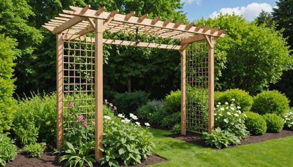 Améliorer l'esthétisme de votre jardin avec un treillis